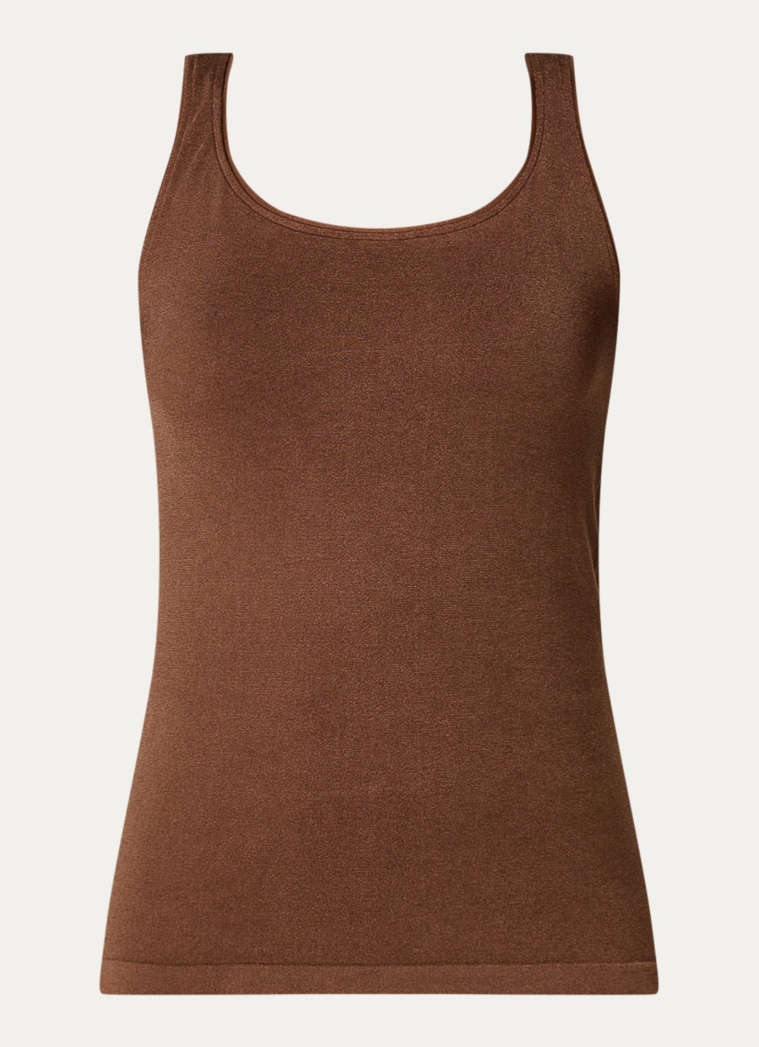 Wolford Jamaika naadloze top - voorkant 3 bruin