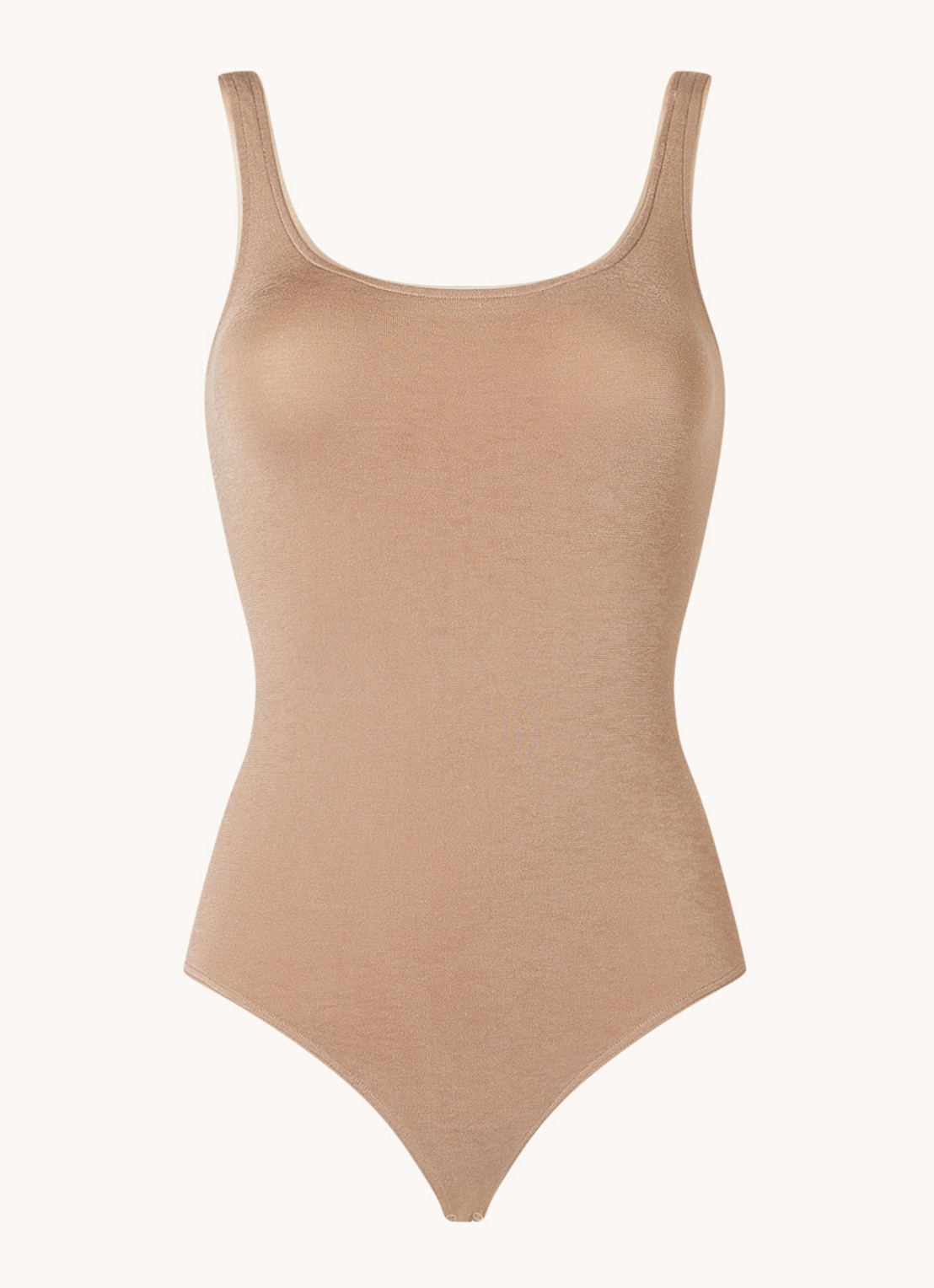 Wolford Jamaika string body  - voorkant 2 donkerbeige
