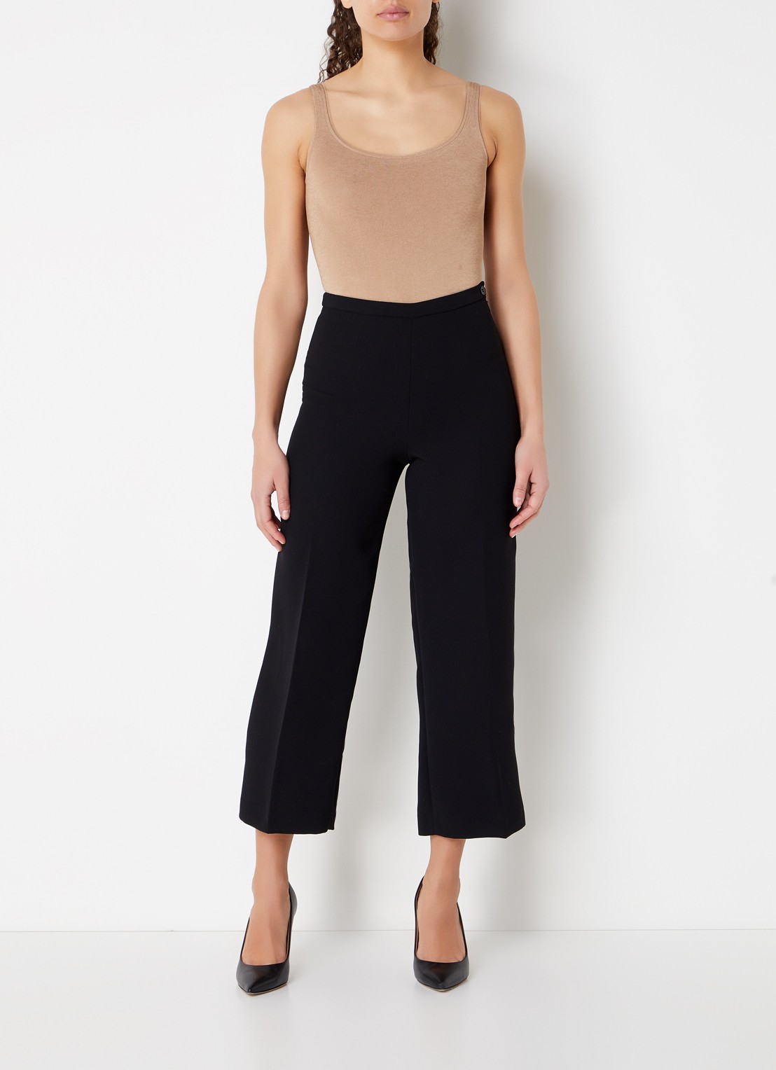 Wolford Jamaika string body  - voorkant 3 donkerbeige