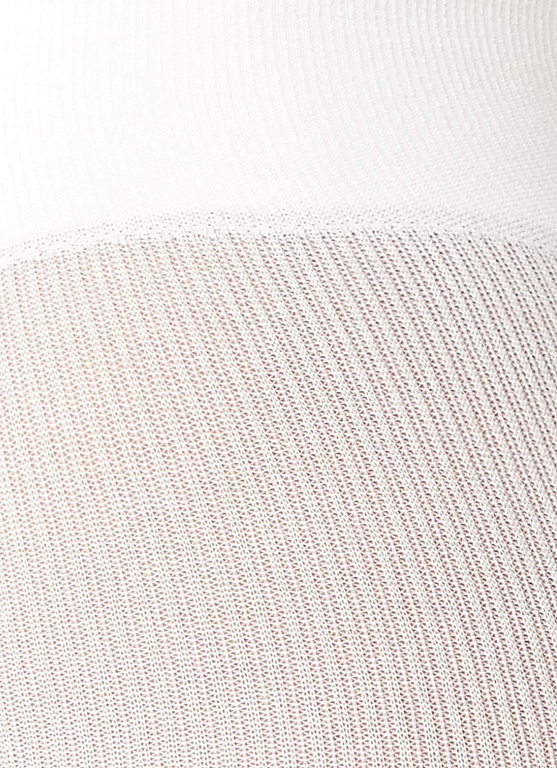 Wolford Mary rib panty in 70 denier - detail gebroken wit