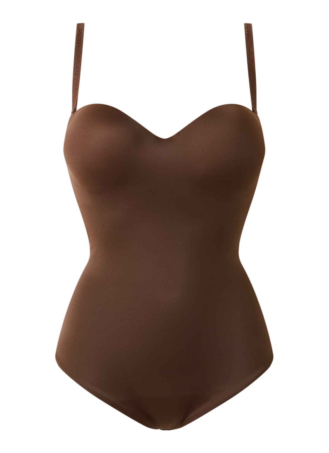 Wolford Mat de Luxe Forming corrigerende body met beugel - voorkant bruin
