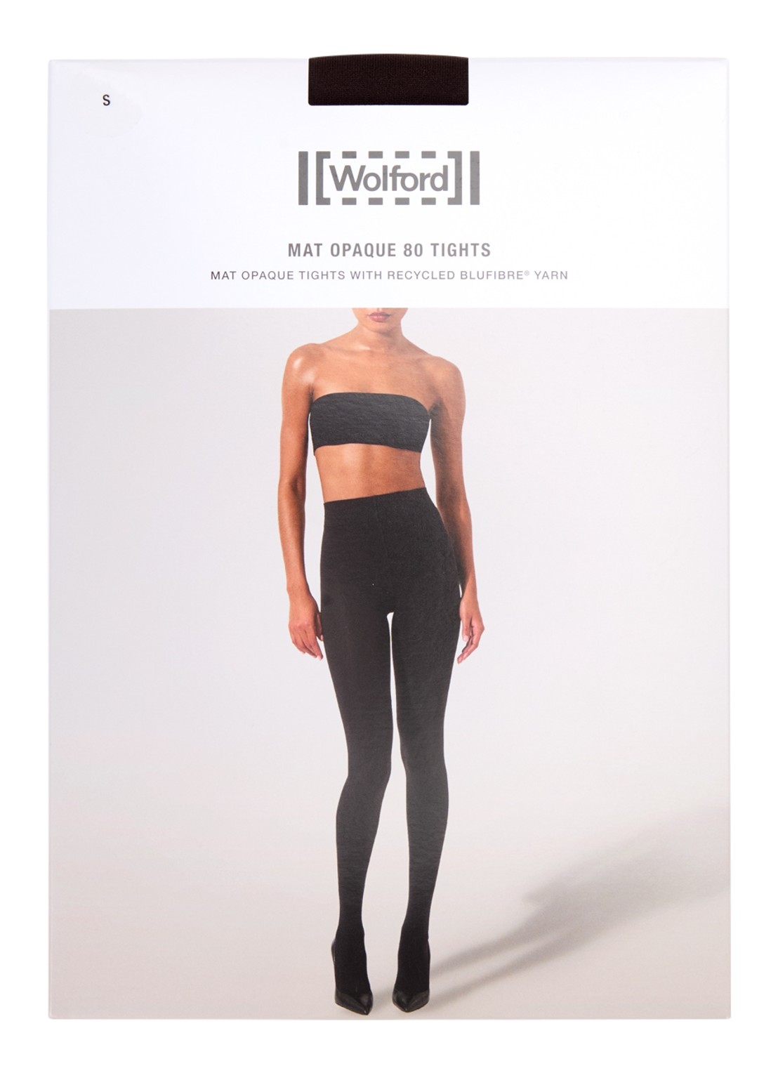 Wolford Mat Opaque panty in 80 denier - voorkant 3 donkerbruin