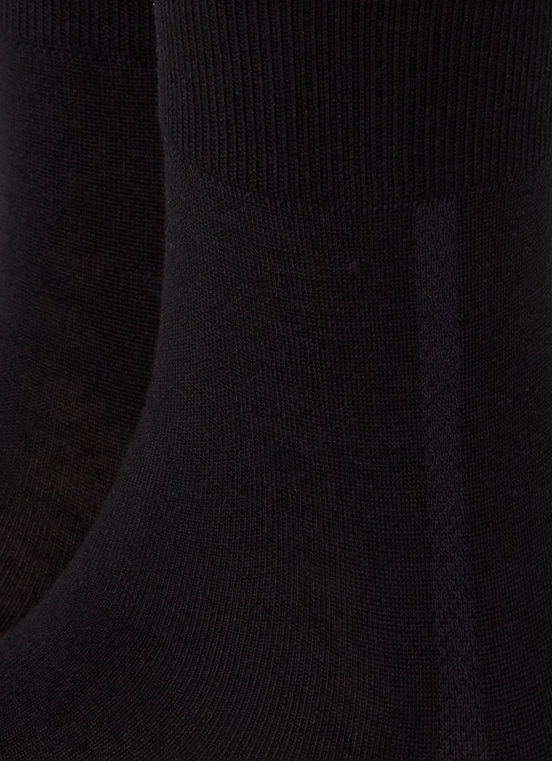 Wolford Merino sokken in wolblend  - detail diepzwart