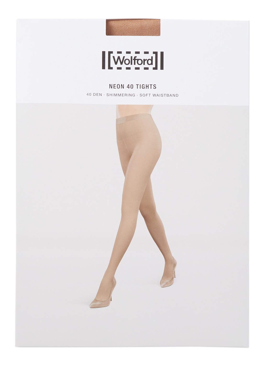 Wolford Neon panty in 40 denier - voorkant creme