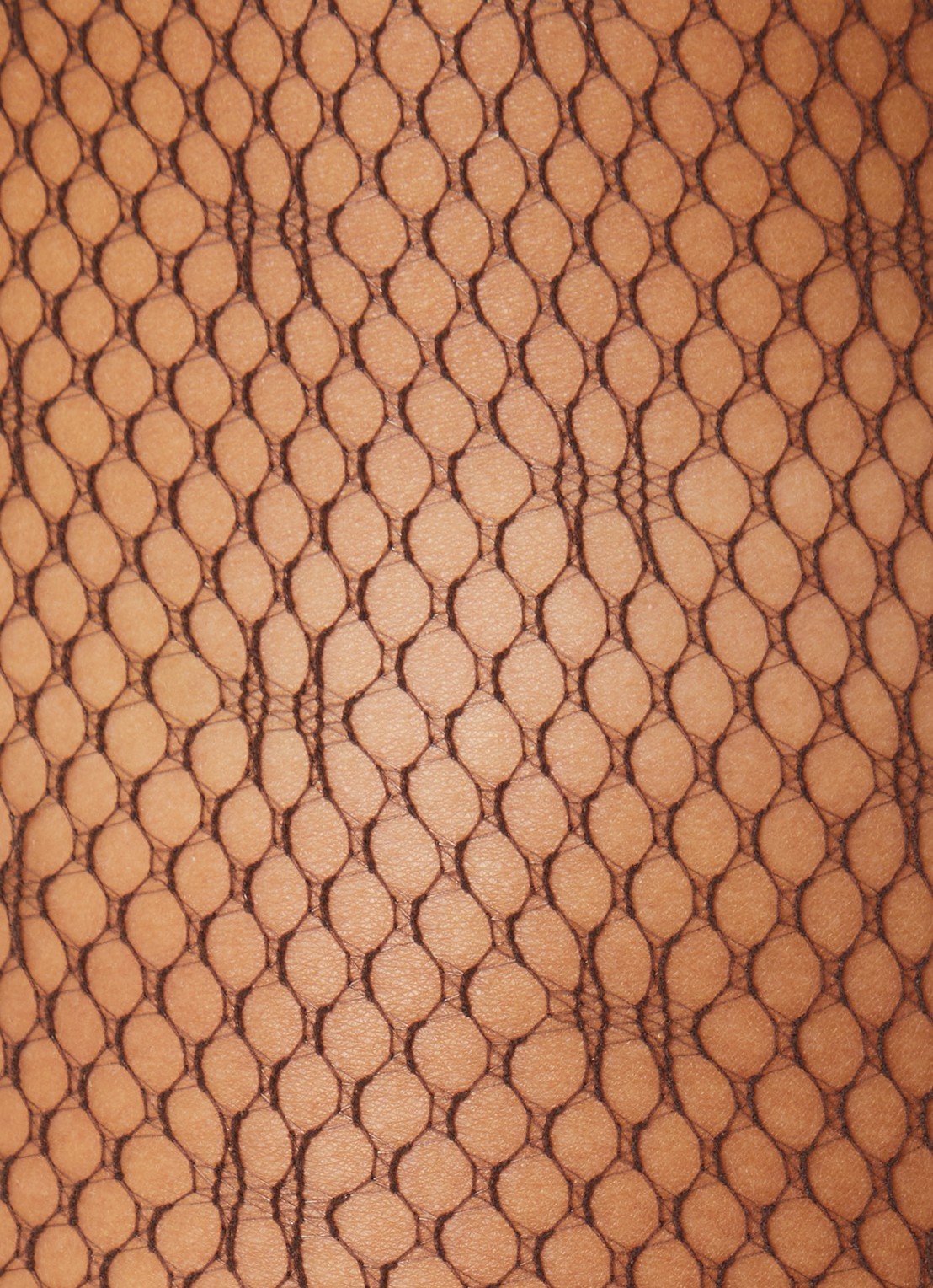 Wolford Netpanty met stippenmotief  - detail bruin