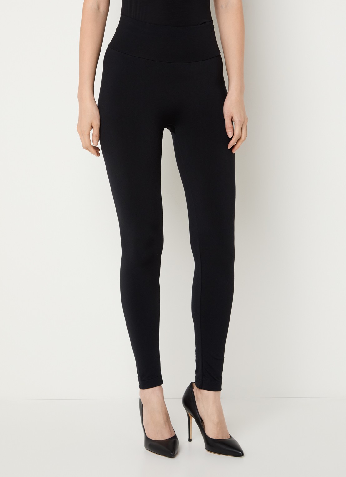Wolford Perfect Fit legging van jersey - detail 3 diepzwart