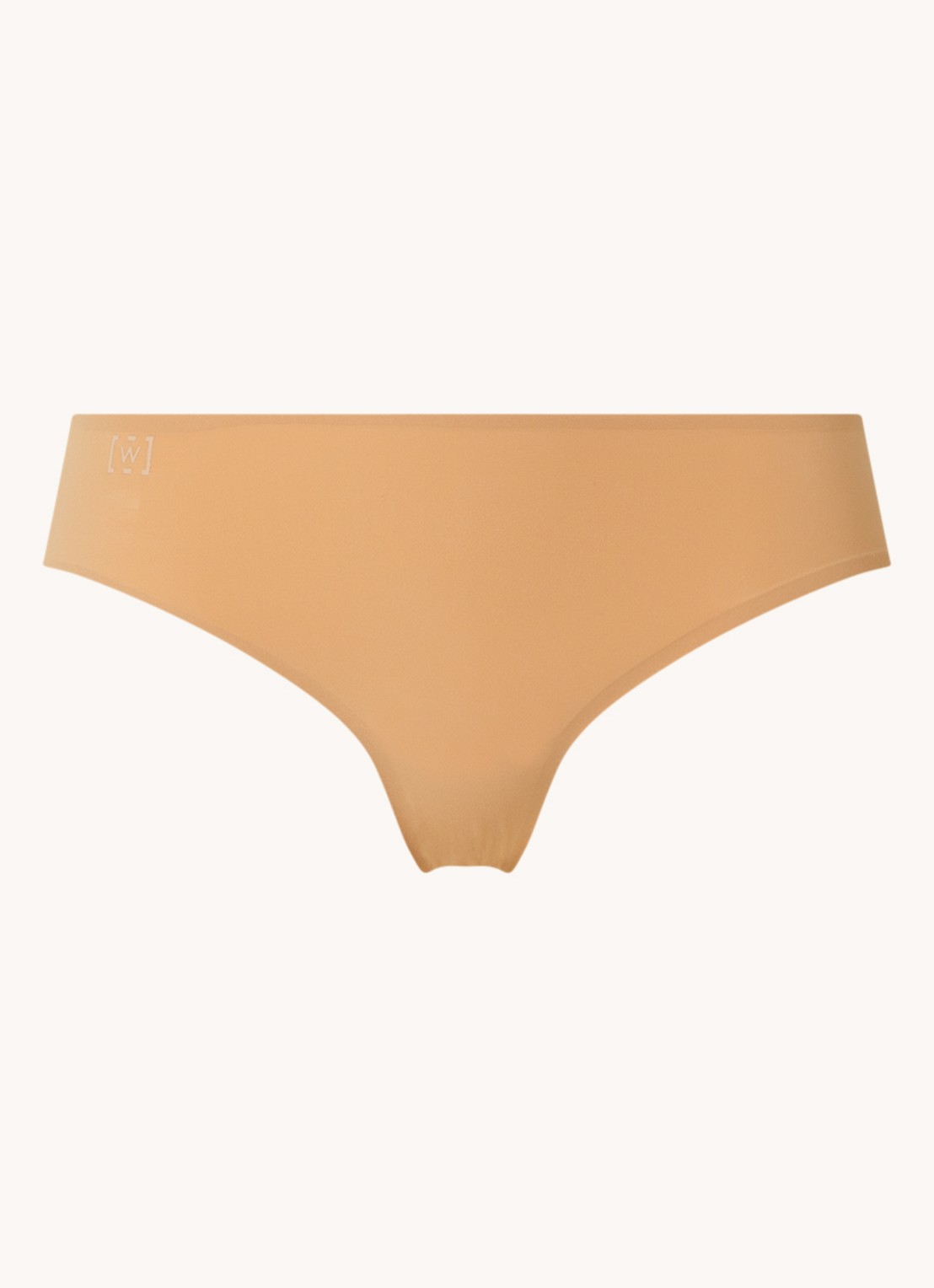 Wolford Pure Brazilian naadloze slip - voorkant 3 camel
