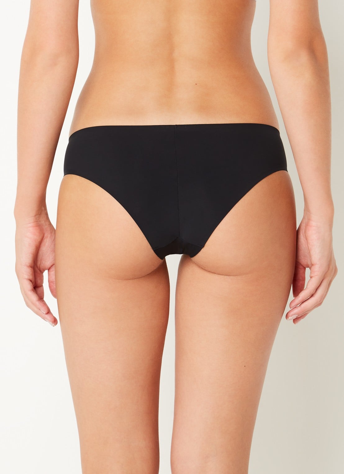 Wolford Pure Brazilian naadloze slip - achterkant 2 zwart