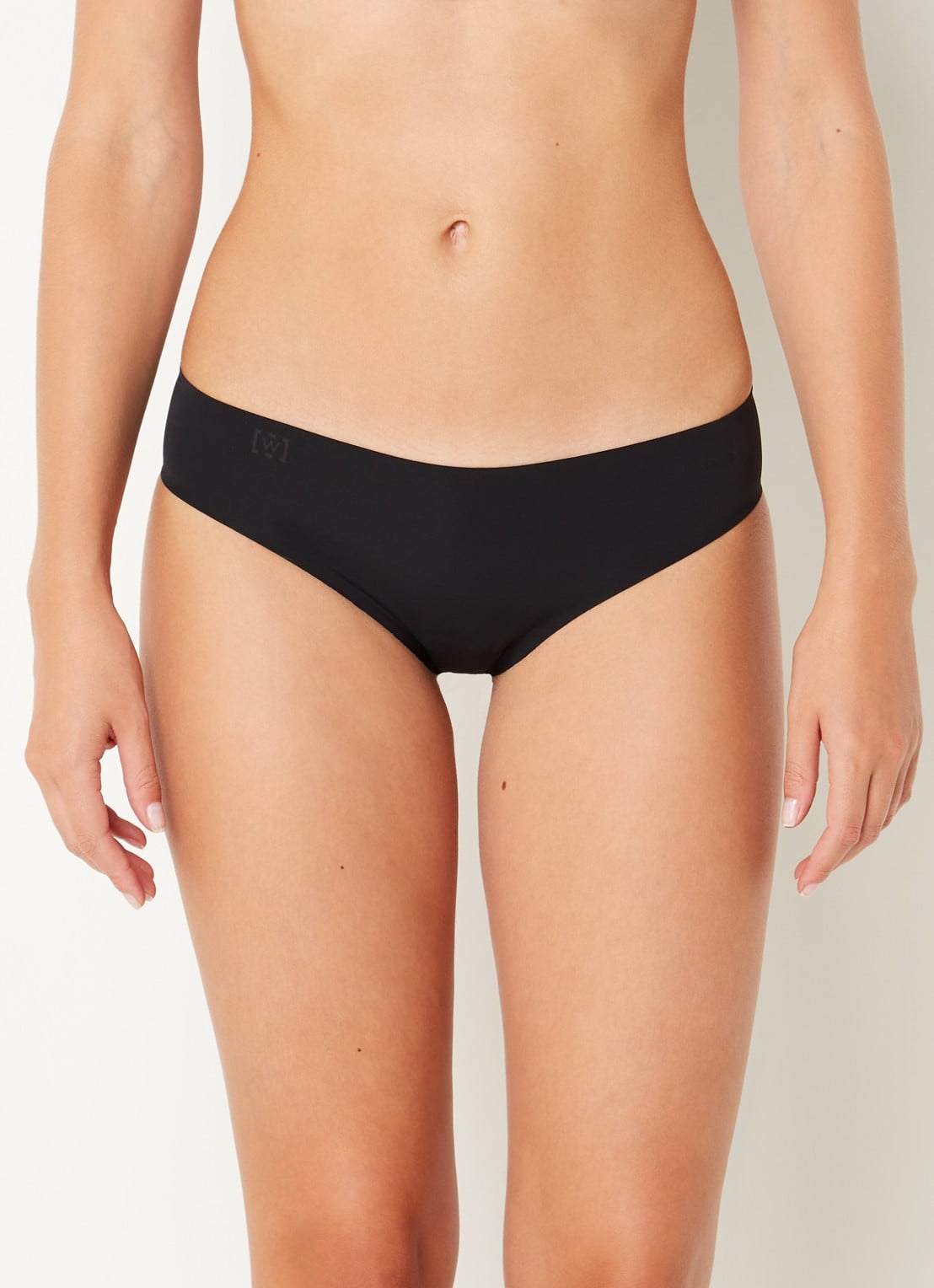 Wolford Pure Brazilian naadloze slip - detail 3 zwart