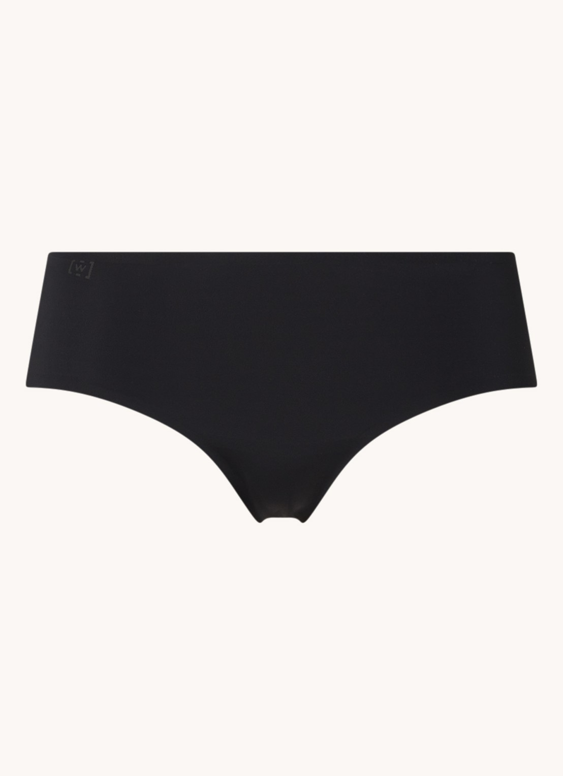 Wolford Pure naadloze slip - voorkant 2 zwart