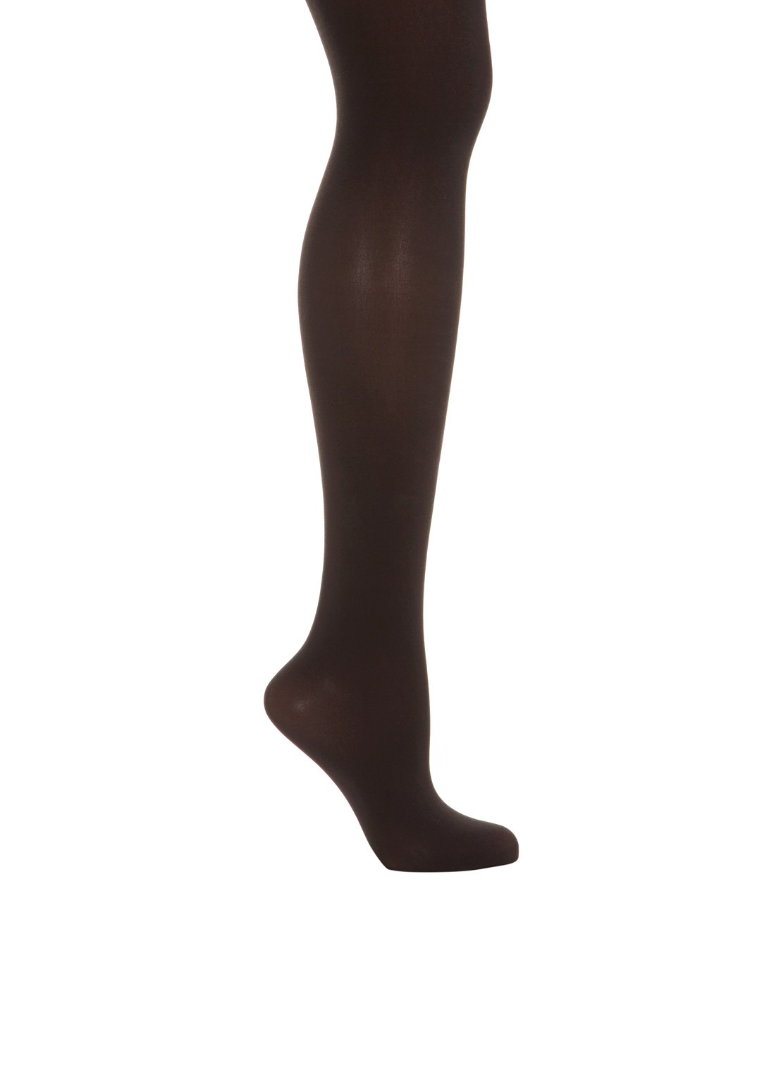 Wolford Satin Opaque panty in 50 denier  - voorkant 3 nearly black - 7212