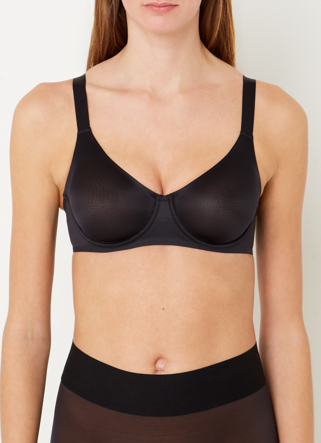 Wolford Sheer Touch bh met beugel - detail 4 zwart