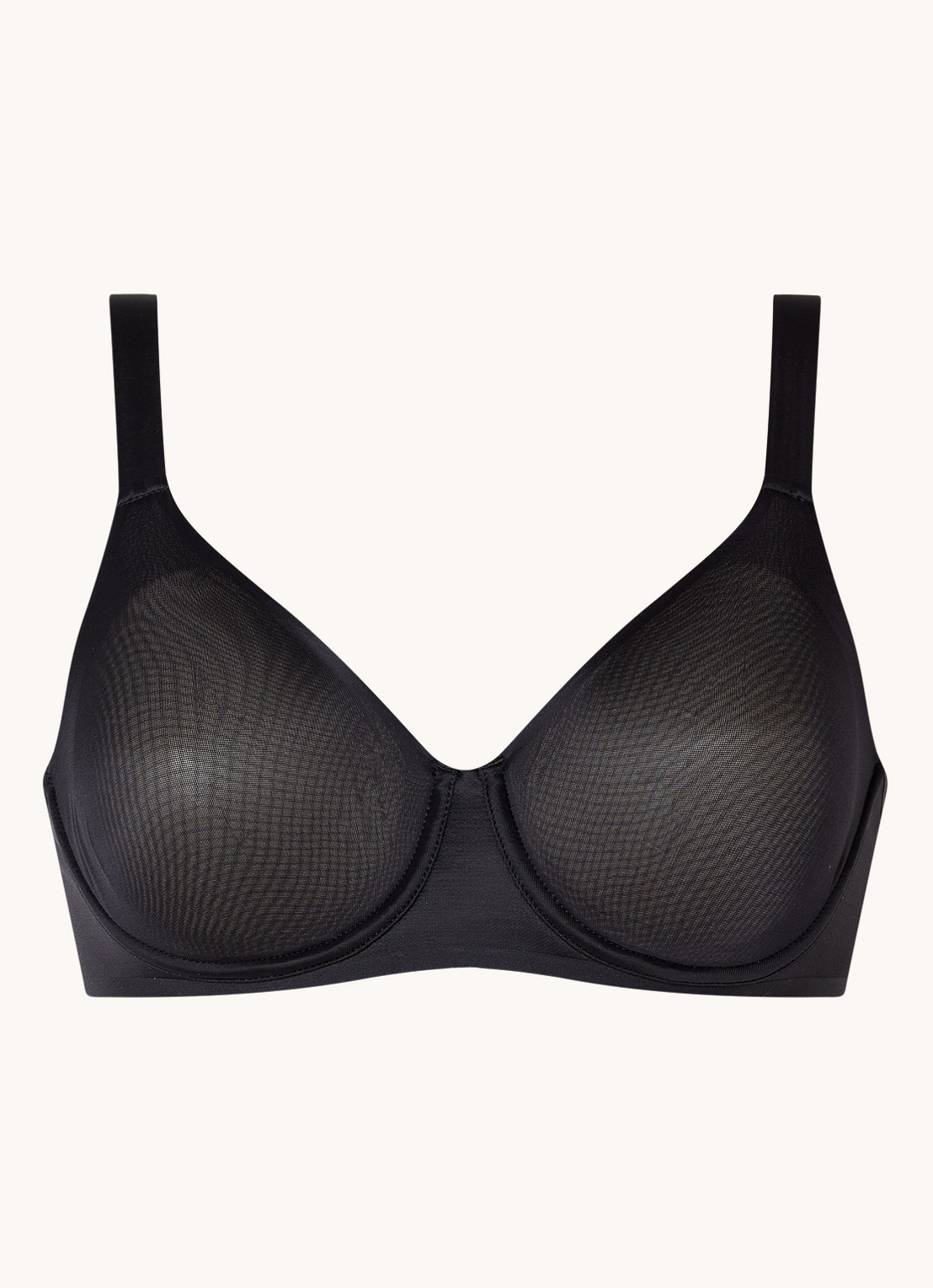 Wolford Sheer Touch bh met beugel - voorkant 2 zwart