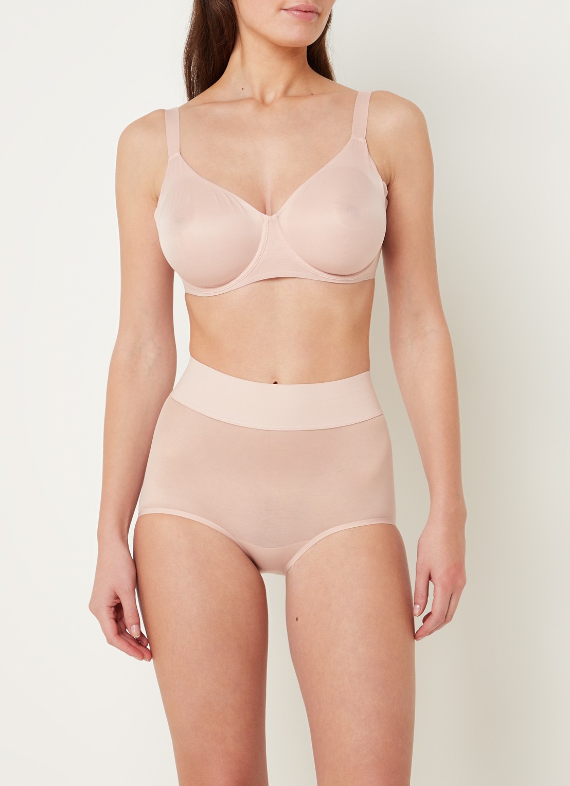 Wolford Sheer Touch Control corrigerende slip - voorkant 2 lichtroze