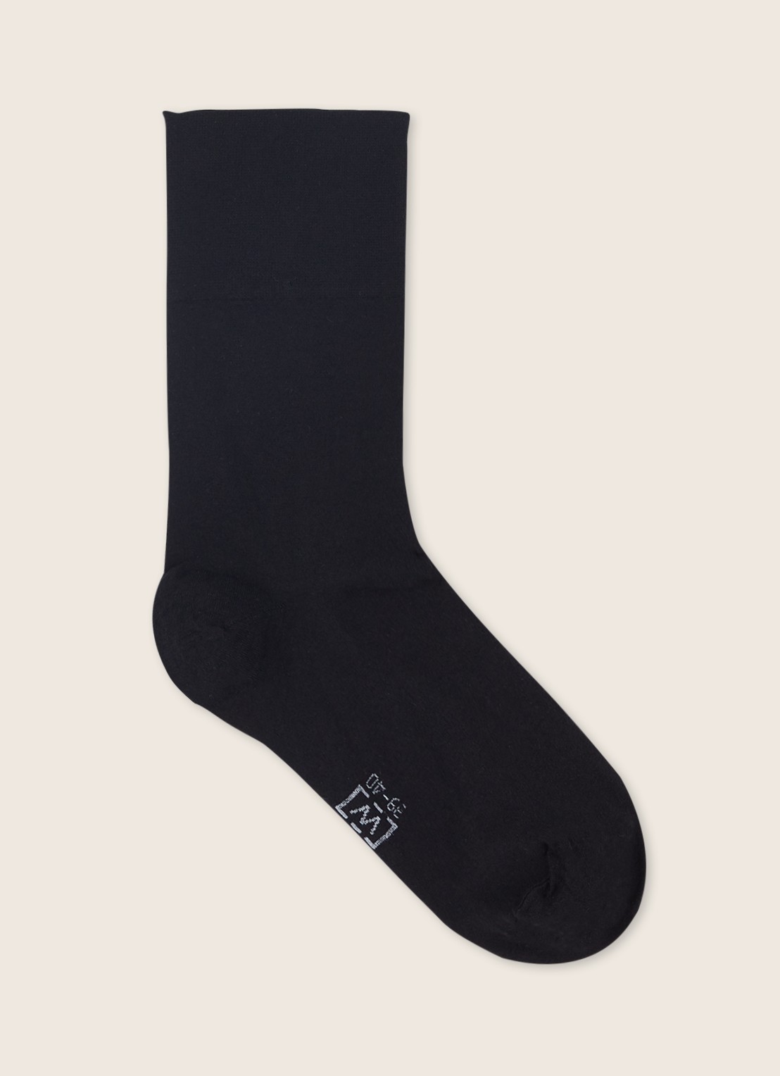 Wolford Sokken in katoenblend - voorkant 2 zwart