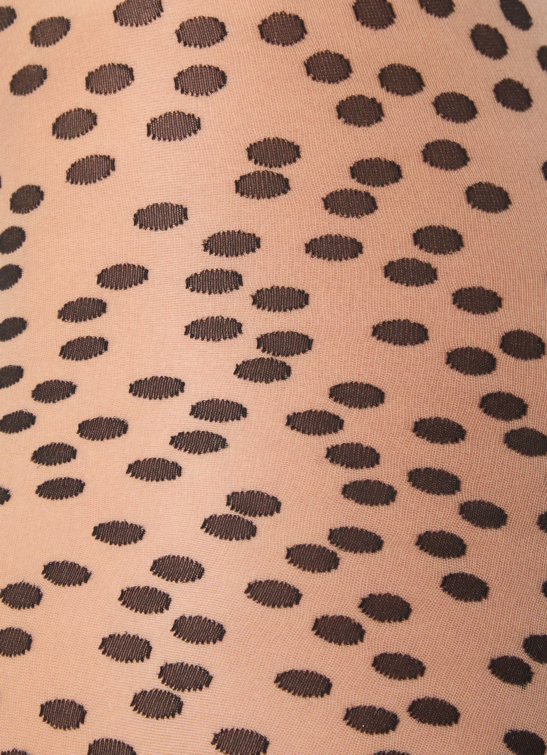 Wolford Sweet Dots panty met stippenprint in 20 denier - detail 3 zwart