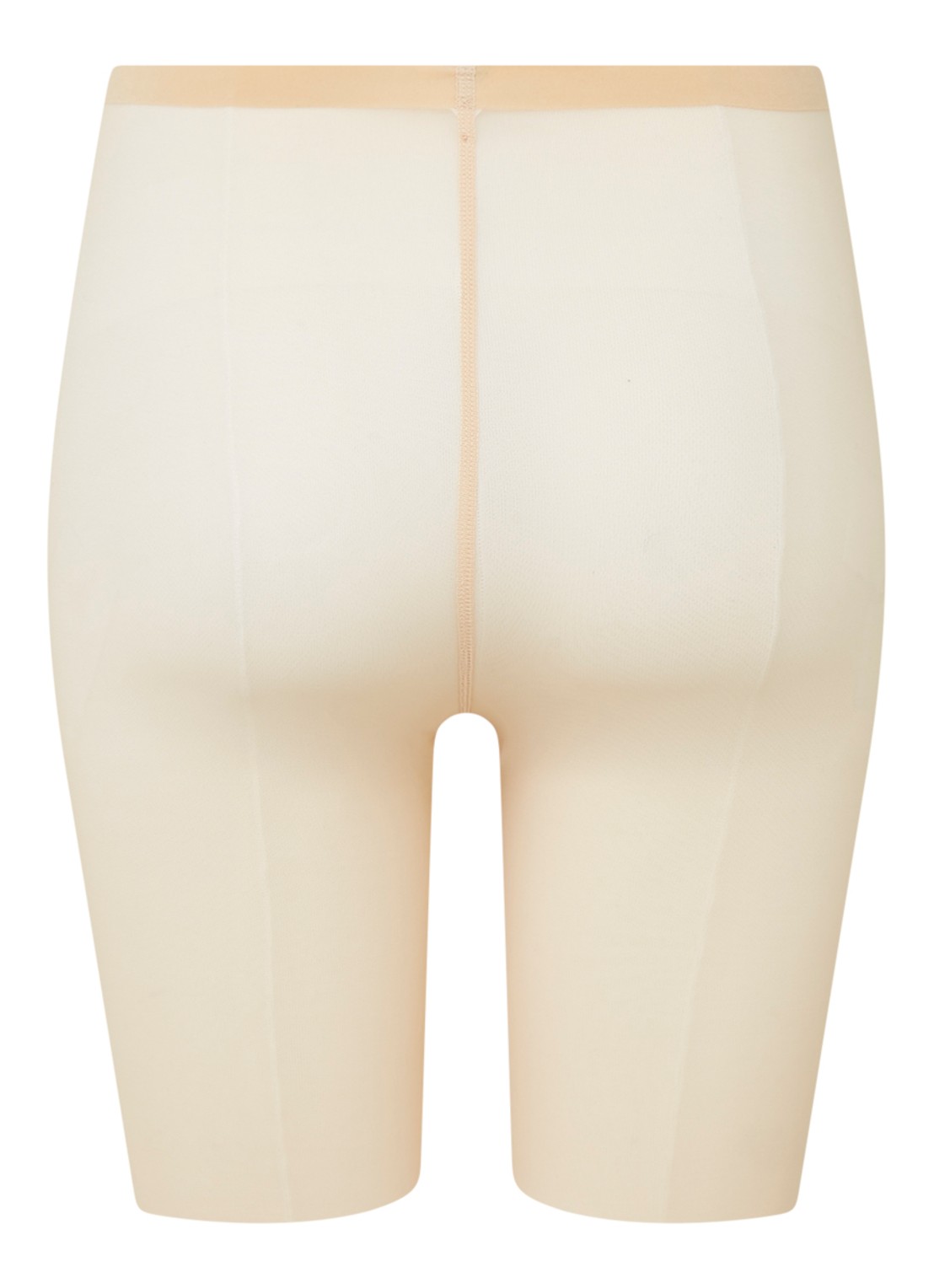 Wolford Tulle Control corrigerende short van mesh - achterkant 5 beige