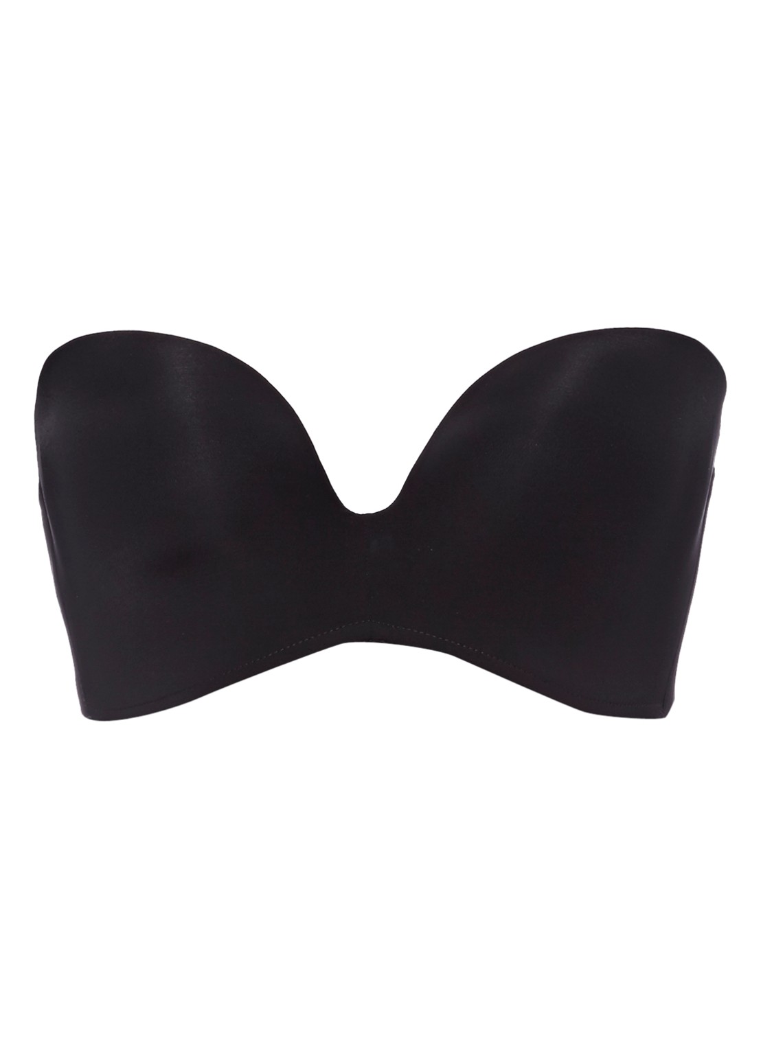 Wonderbra Ultimate Strapless push-up bh - voorkant 3 zwart