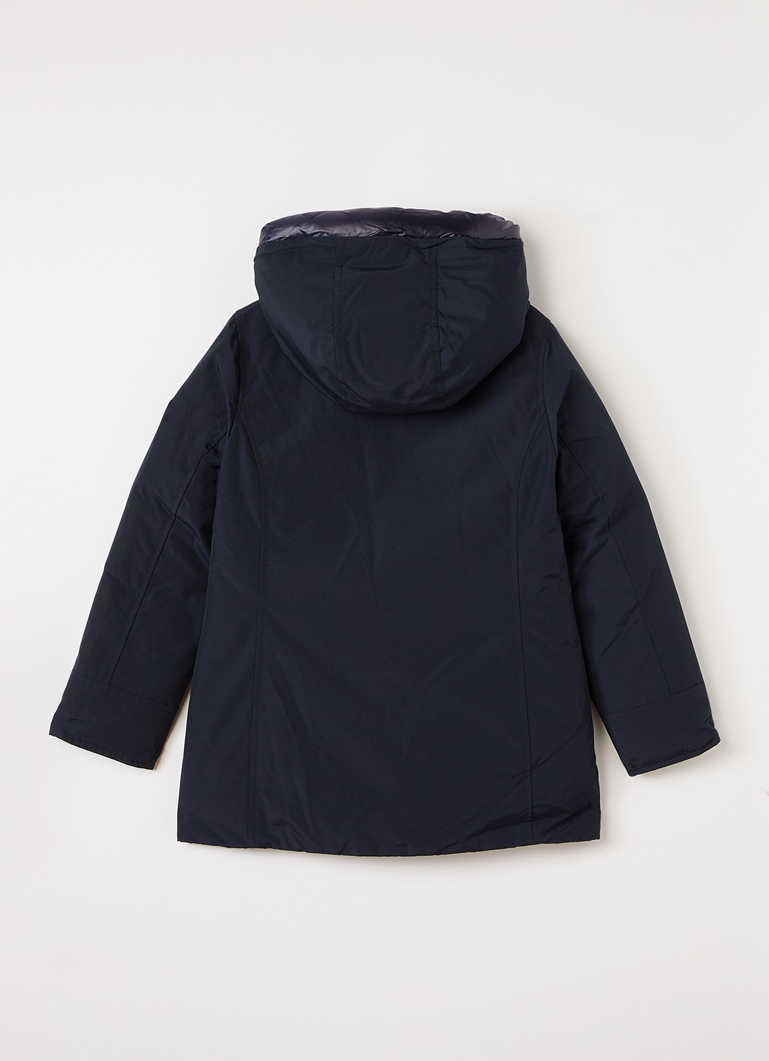 Woolrich Arctic gewatteerde parka met donsvulling - achterkant donkerblauw