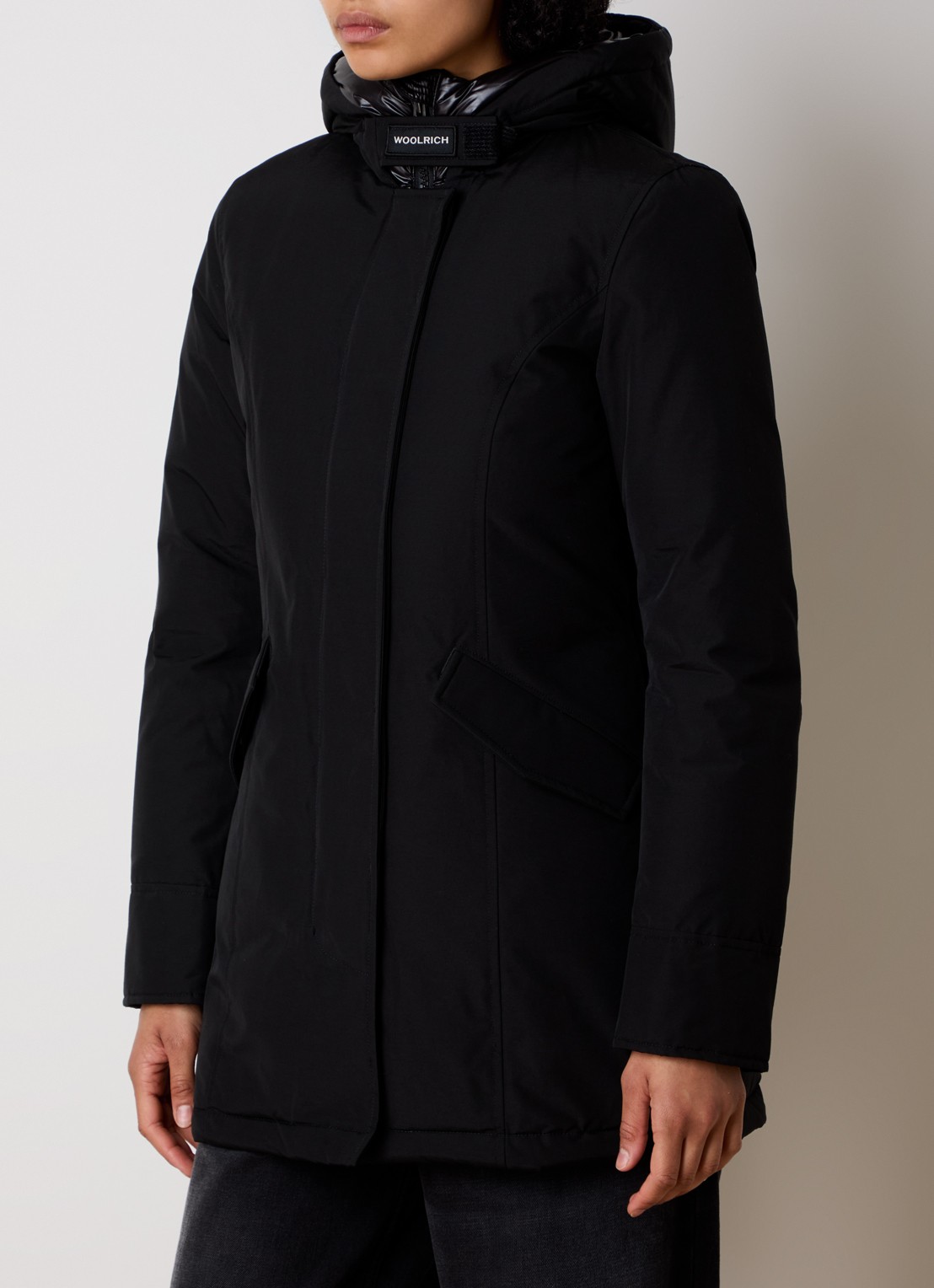 Woolrich Arctic parka met donsvulling - detail 4 zwart