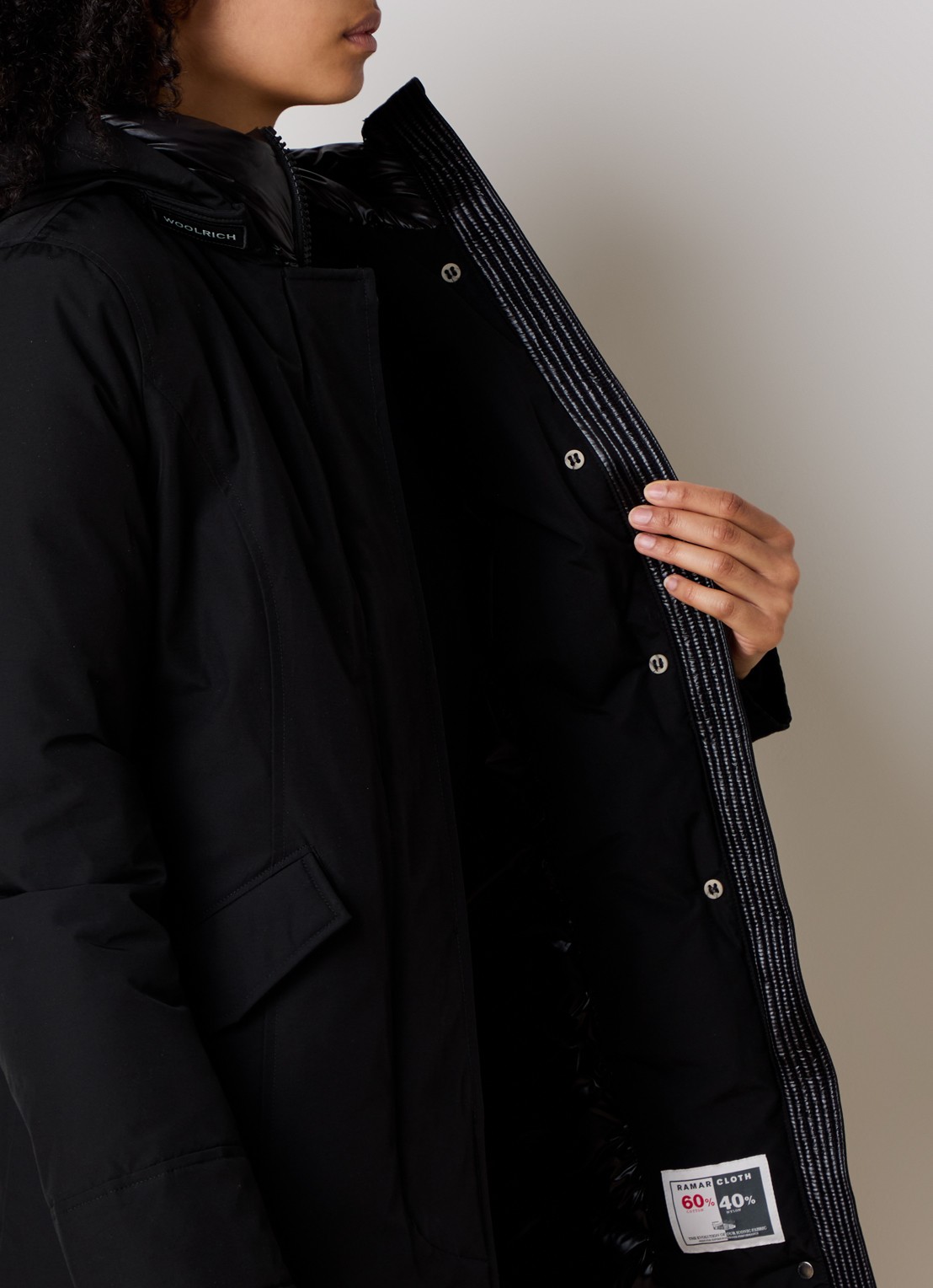 Woolrich Arctic parka met donsvulling - detail 6 zwart