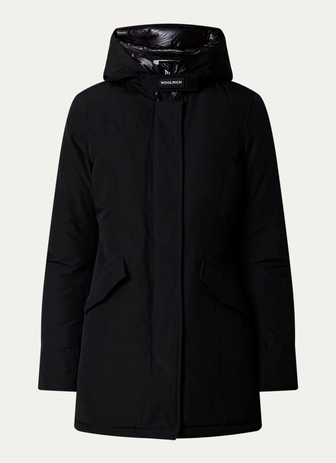 Woolrich Arctic parka met donsvulling - voorkant 2 zwart