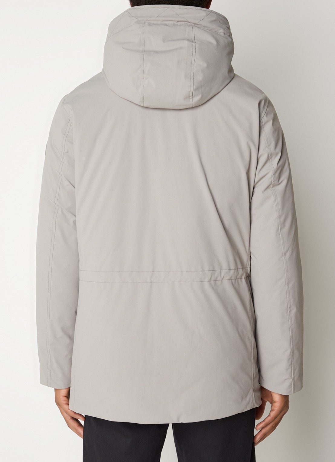 Woolrich Artic parka met donsvulling en klepzakken - achterkant 6 donkerbeige