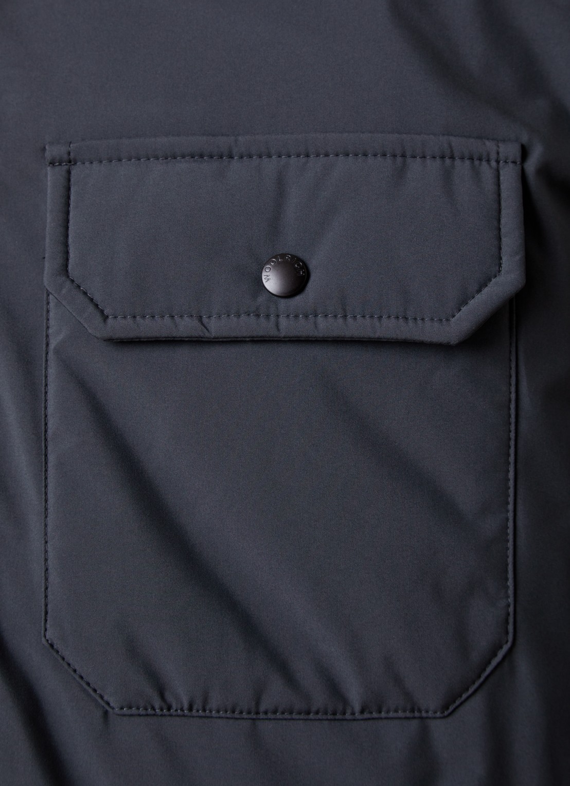 Woolrich Cloud gewatteerde jack met donsvulling - detail 6 grijs