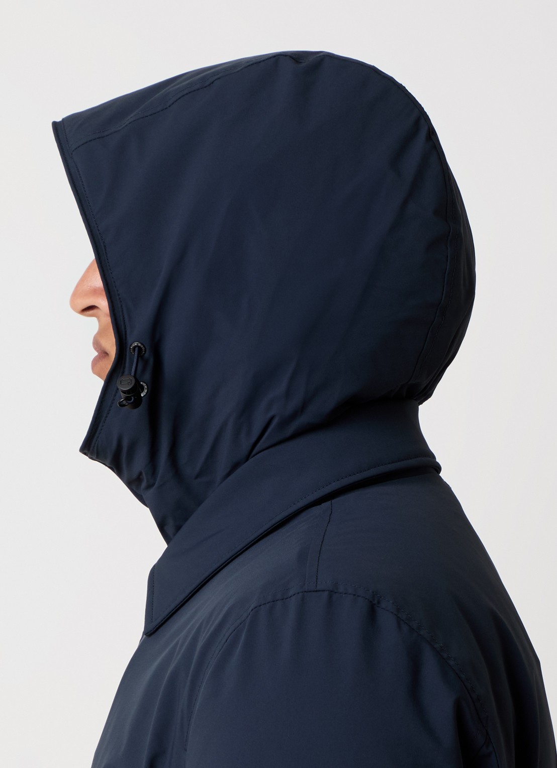 Woolrich Gewatteerde parka met afneembare capuchon - detail 5 donkerblauw