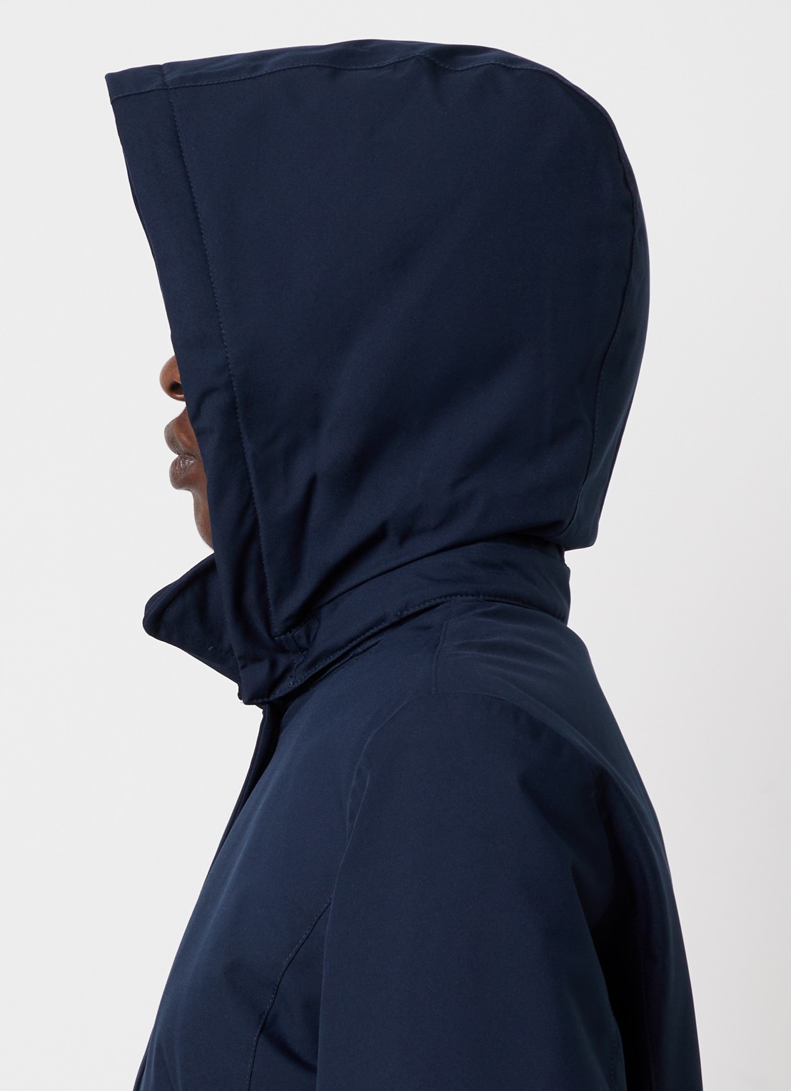 Woolrich Gewatteerde parka met steekzakken - detail 2 donkerblauw