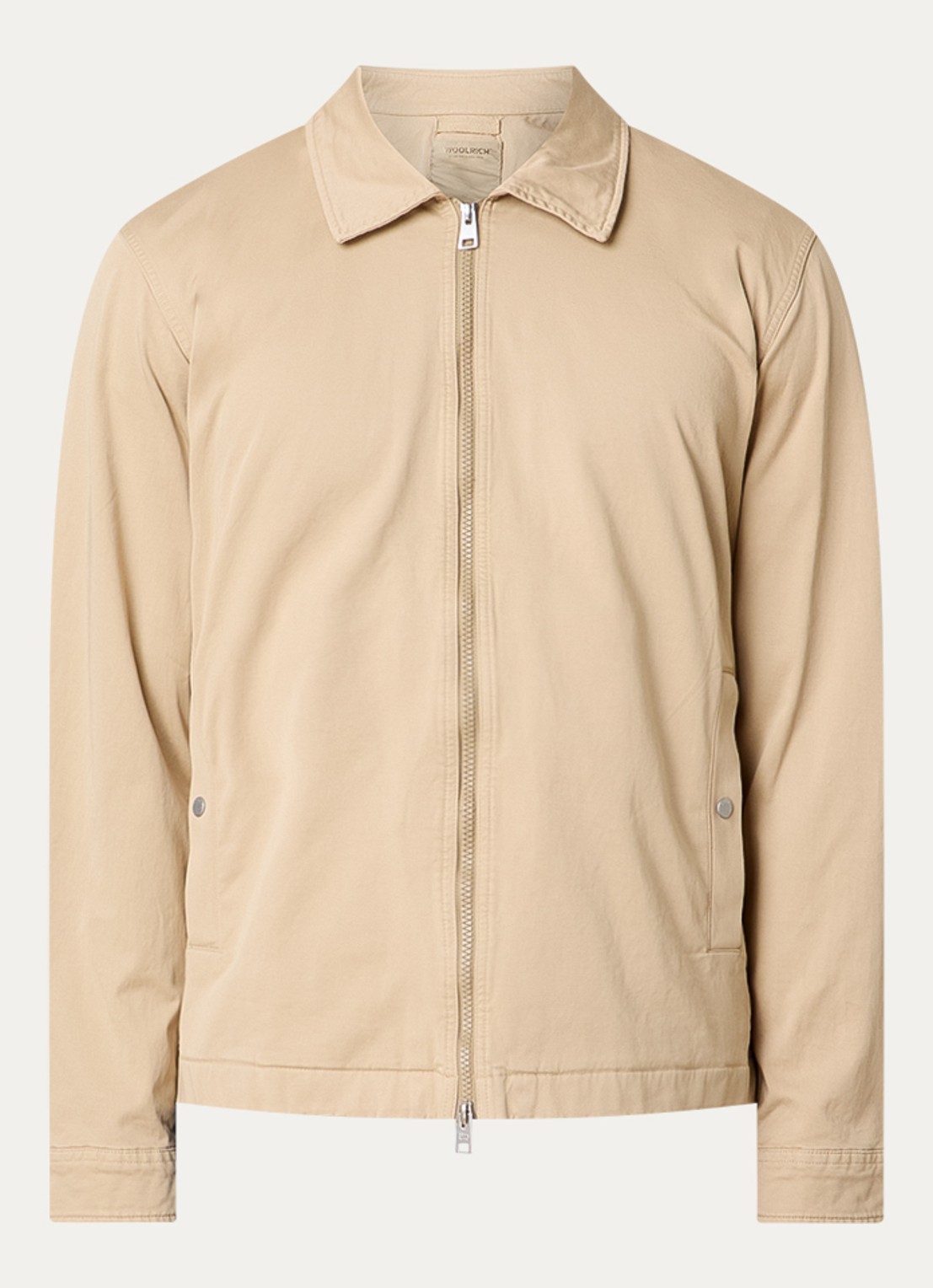 Woolrich Jack met steekzakken - voorkant 4 khaki