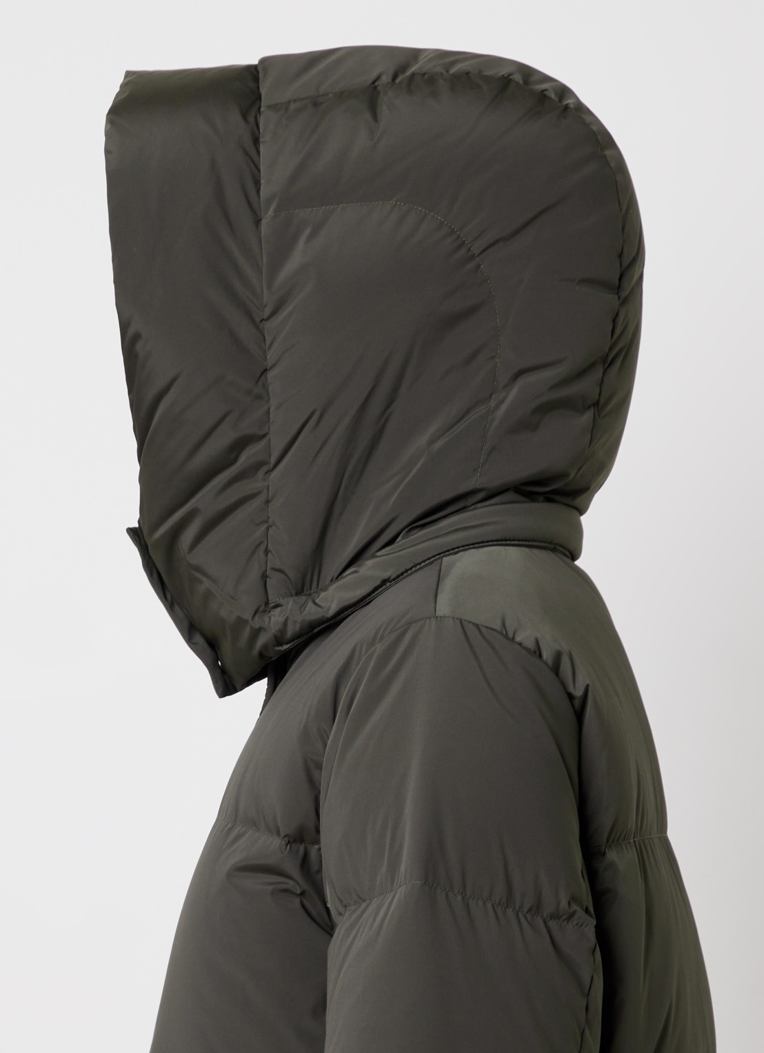 Woolrich Kelly gewatteerde parka met donsvulling en steekzakken - detail 2 bronsgroen