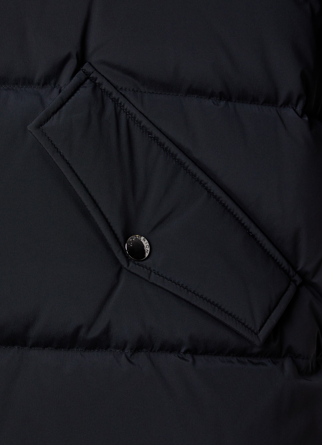Woolrich Kelly puffer jack met donsvulling en steekzakken - detail 4 zwart