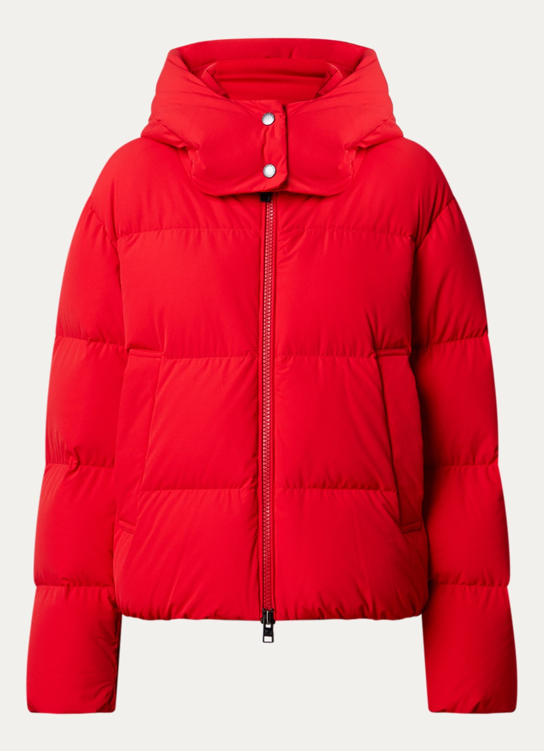 Woolrich Madison gewatteerde jas met donsvulling - voorkant 4 rood