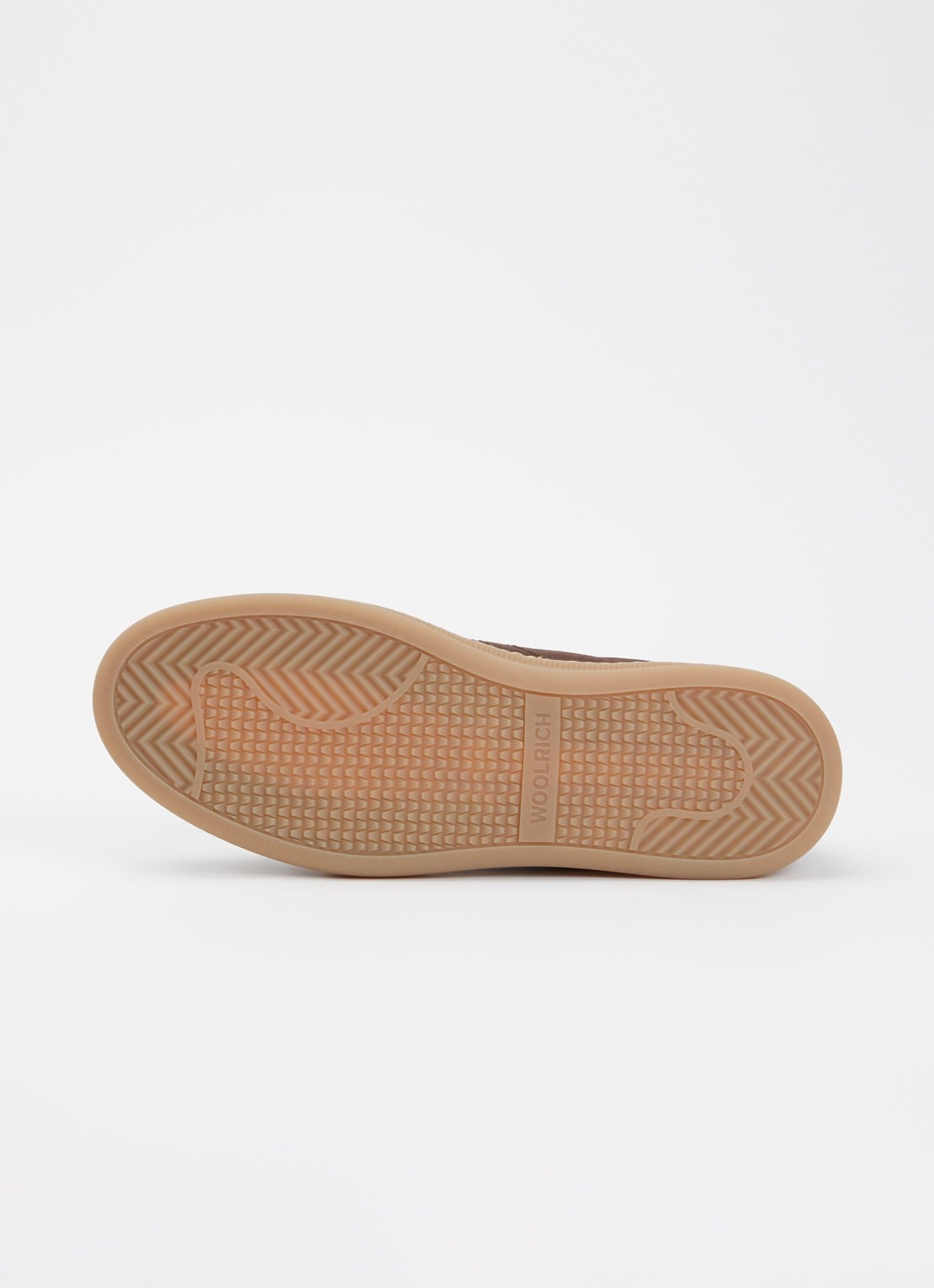 Woolrich Samba sneaker van suède met details van leer  - detail 4 donkerbeige