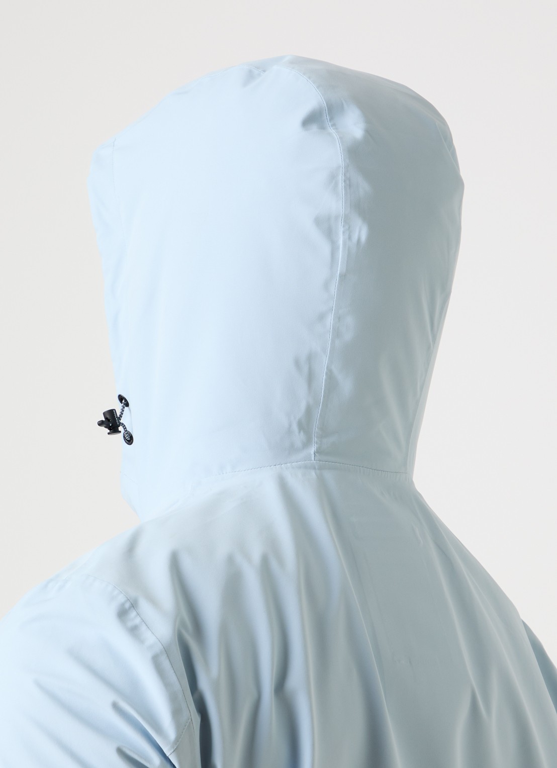 Woolrich Softshell jack met capuchon - detail 3 lichtblauw