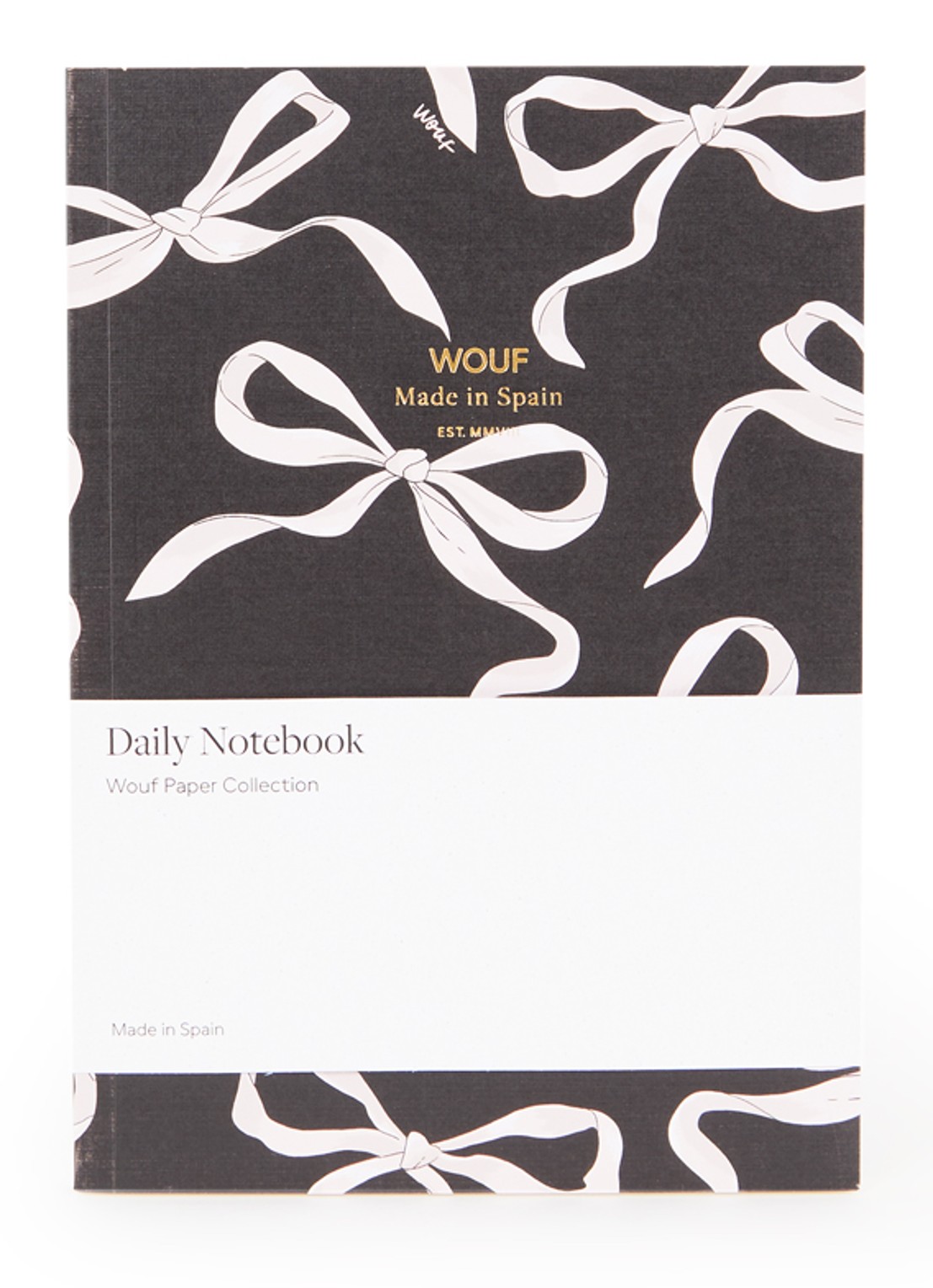Wouf Carlota notitieboek 21 x 14,9 cm - voorkant zwart