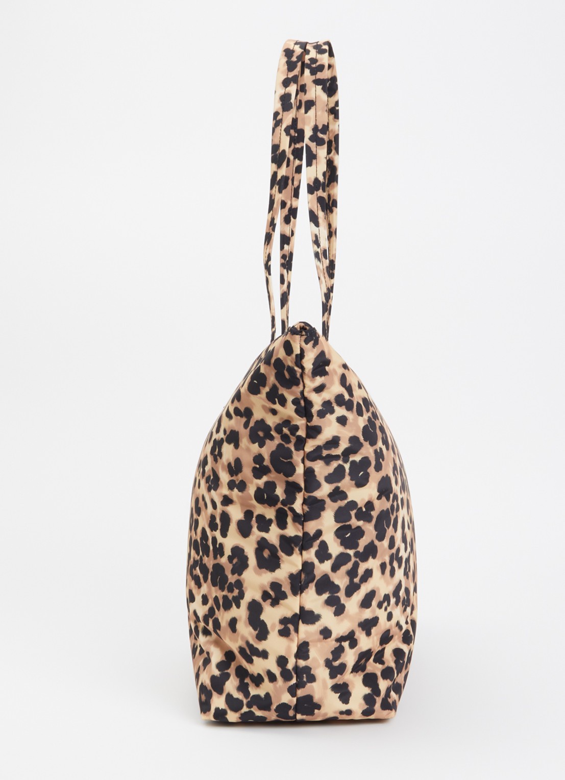 Wouf Feline shopper met panterprint - detail 3 camel