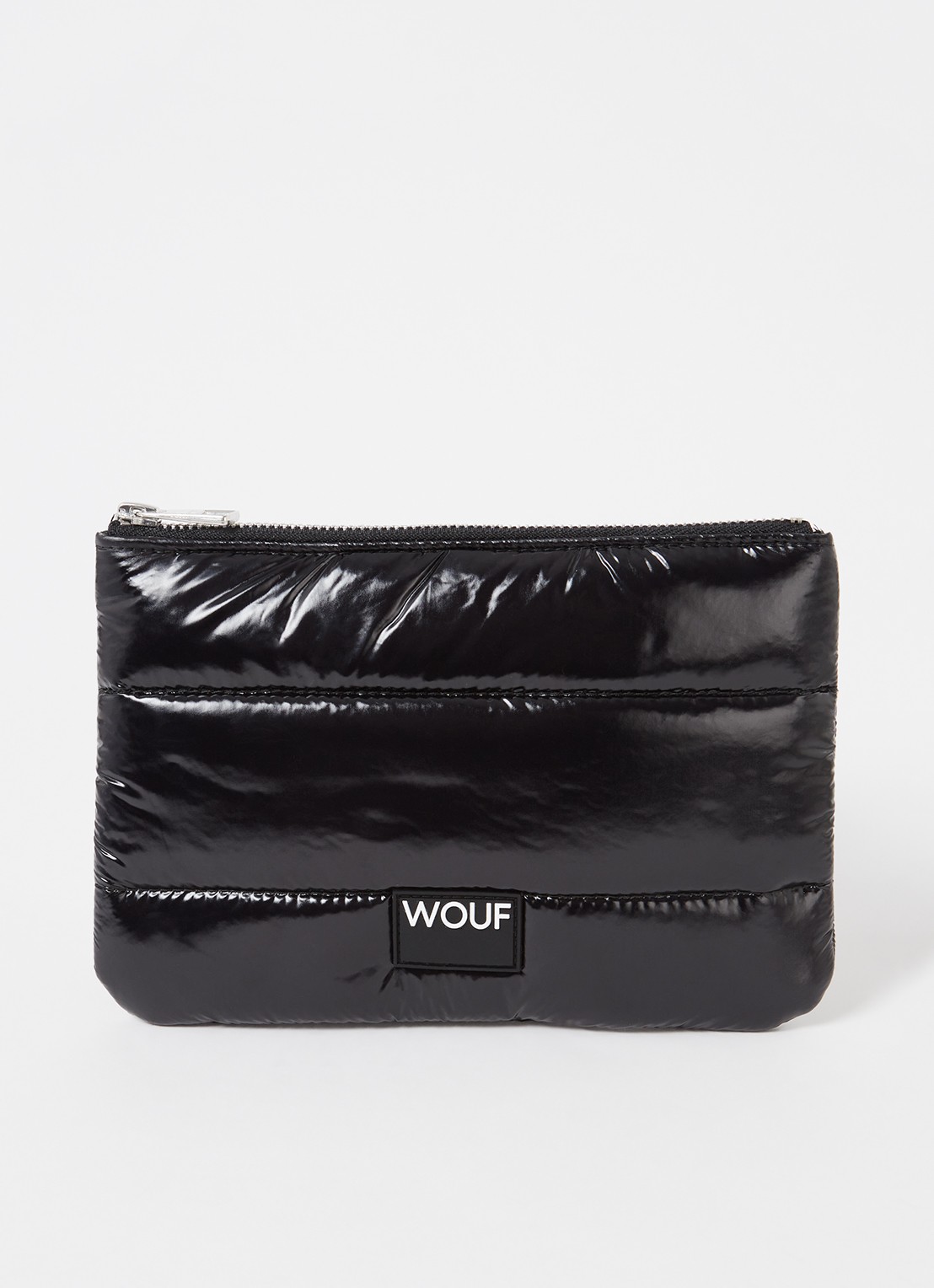 Wouf Glossy toilettas - voorkant zwart