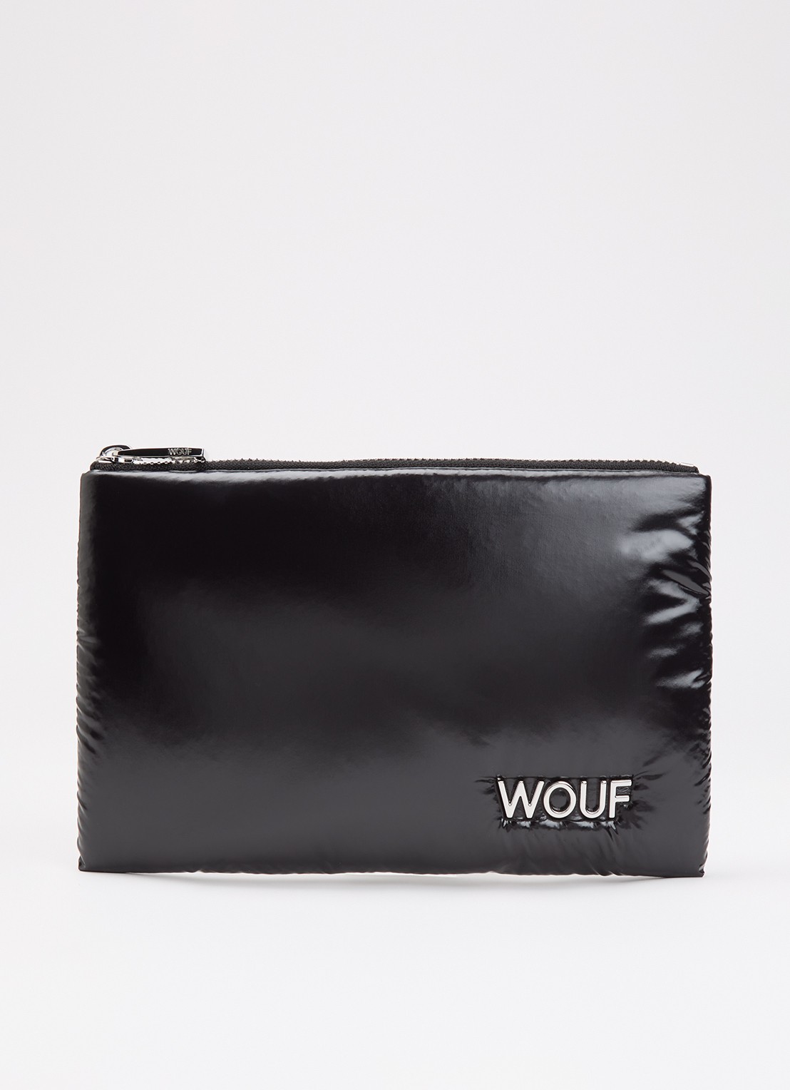 Wouf Night toilettas met logo - voorkant 2 zwart