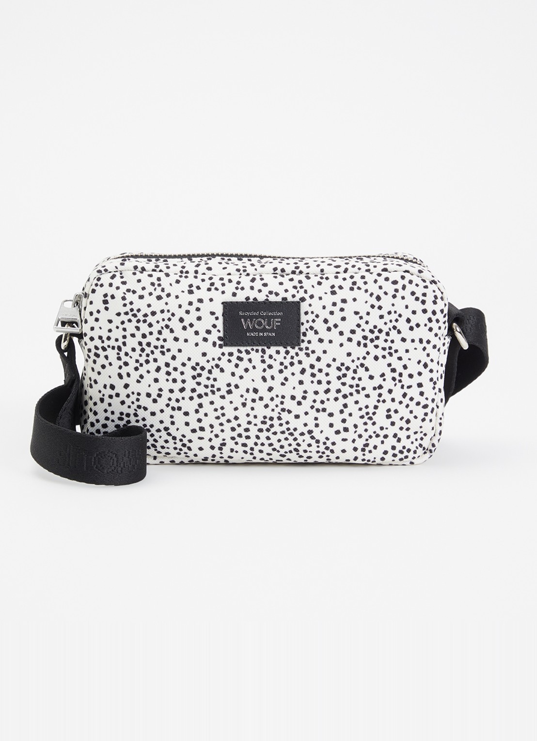 Wouf Panna Mini crossbodytas met print - voorkant 5 wit