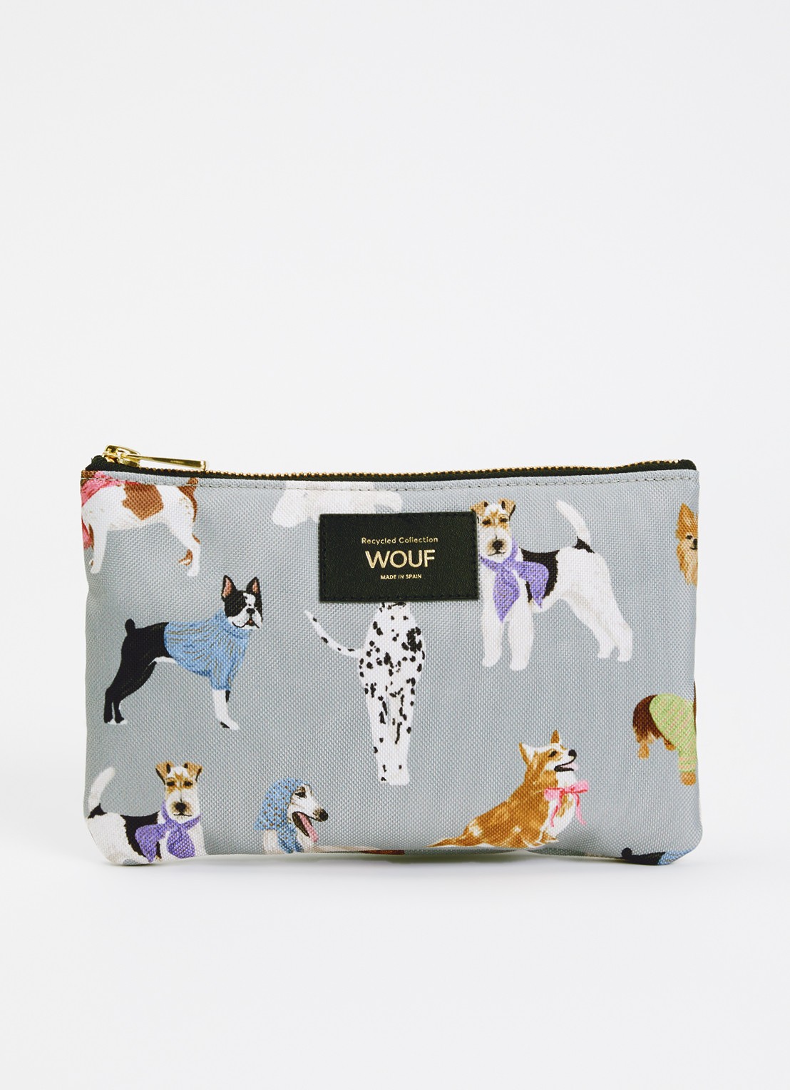 Wouf Puppy toilettas met print - voorkant multicolor