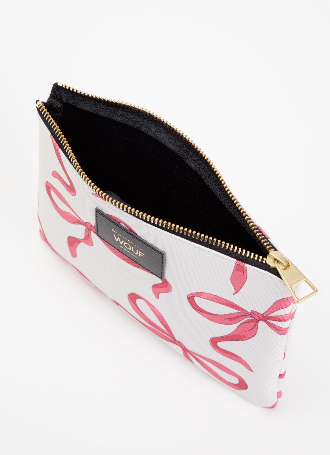 Wouf Rita toilettas met print - voorkant 2 roze