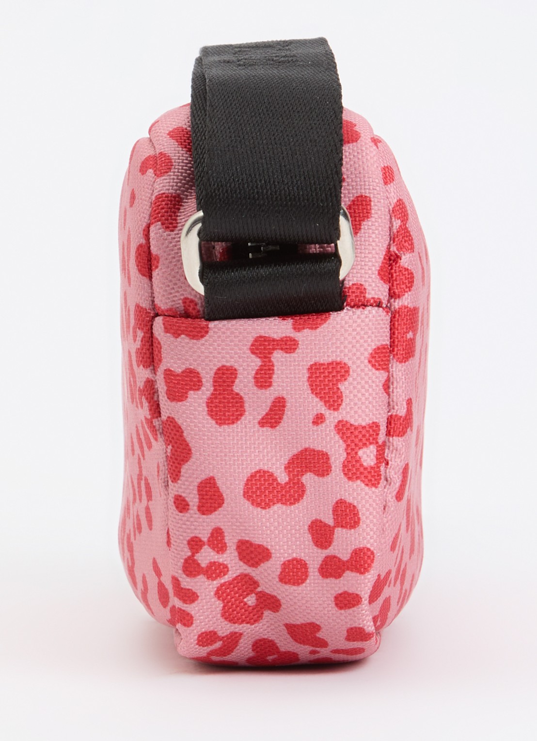 Wouf Roar crossbodytas met panterprint - detail 4 roze