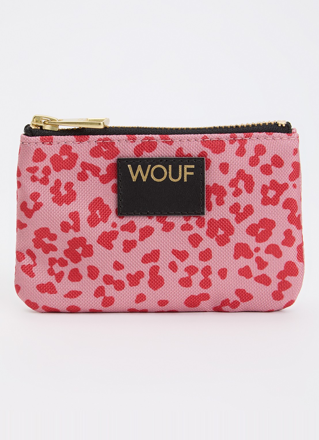 Wouf Roar portemonnee met print - voorkant roze