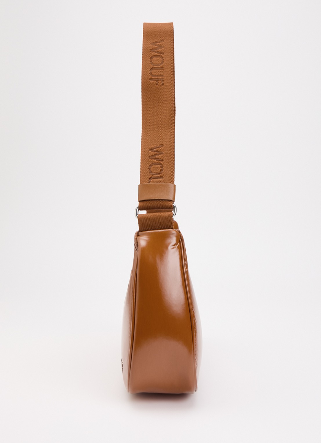 Wouf Sienna crossbodytas met logo - detail 4 camel