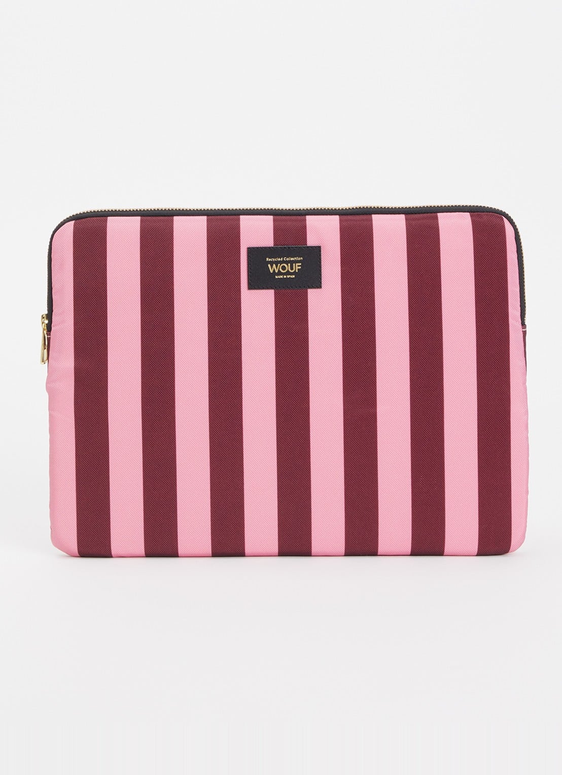 Wouf Sophie laptophoes 13 en 14 inch  - voorkant roze