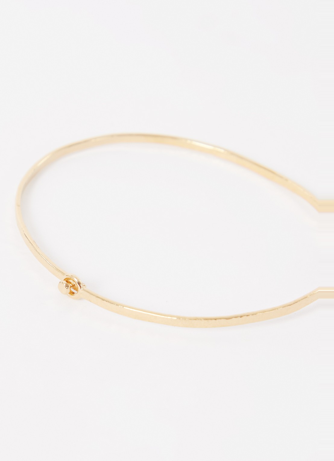 Wouters & Hendrix Fine Hammered bangle verguld - detail 3 goud