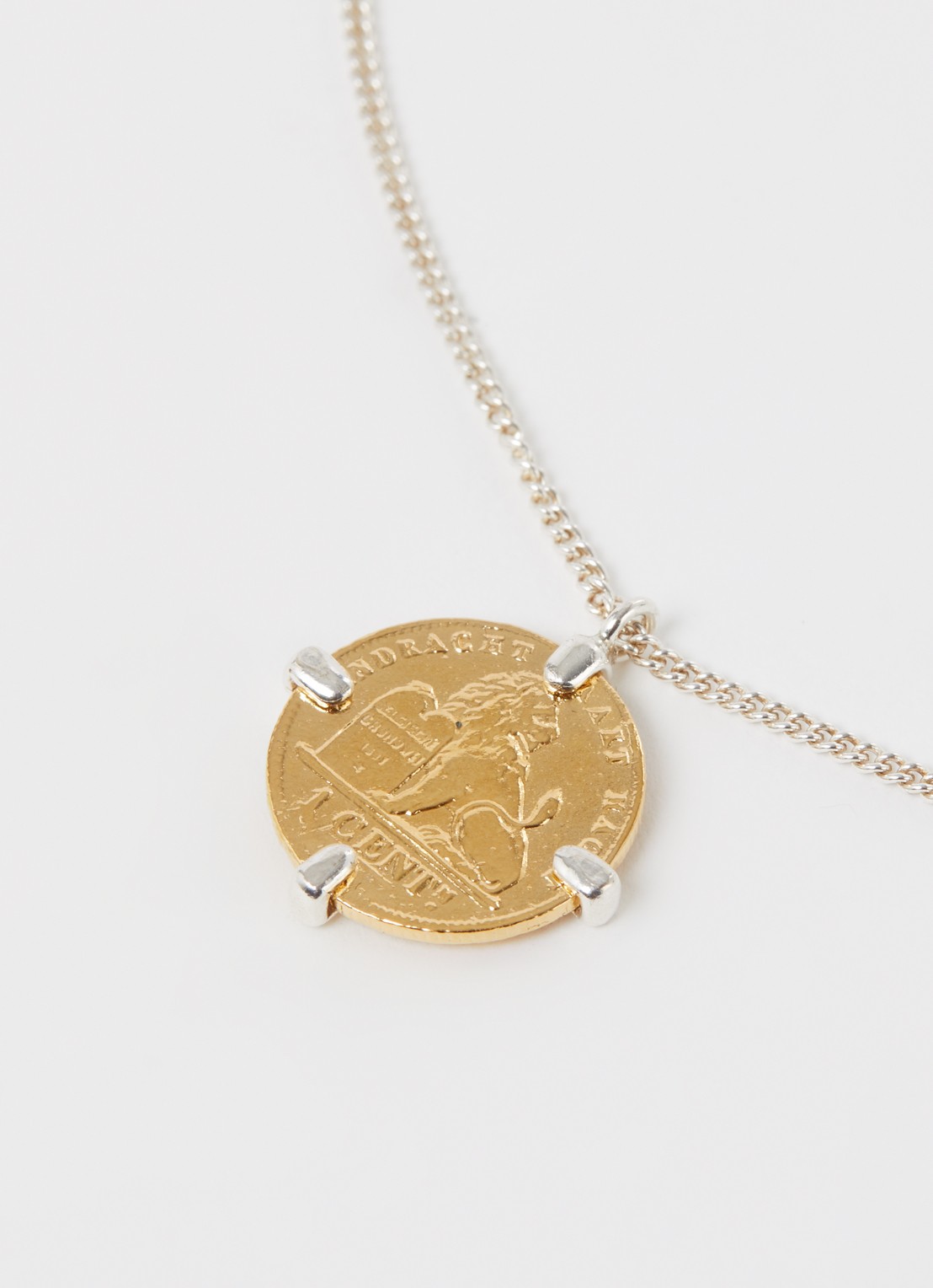 Wouters & Hendrix Ketting van sterling zilver met hanger - detail 3 goud