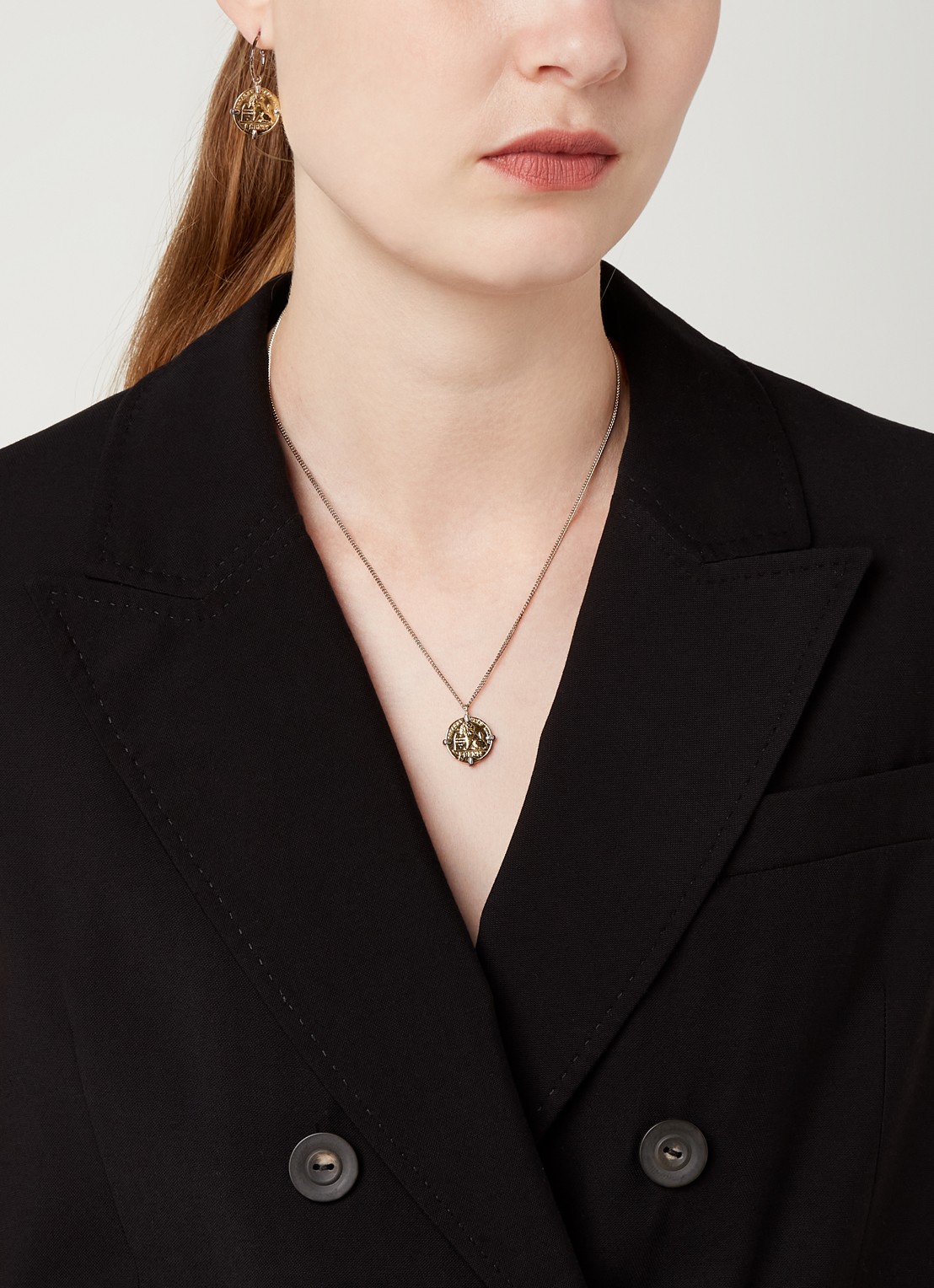 Wouters & Hendrix Ketting van sterling zilver met hanger - detail 6 goud